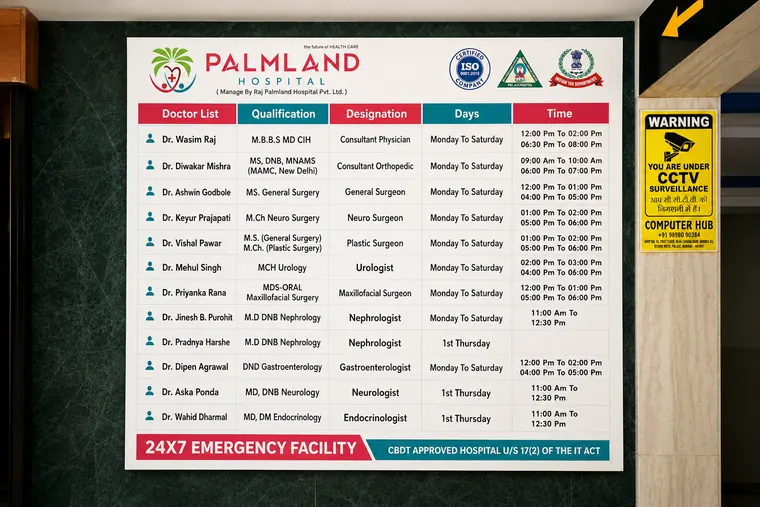 Pharmacy and billing counter